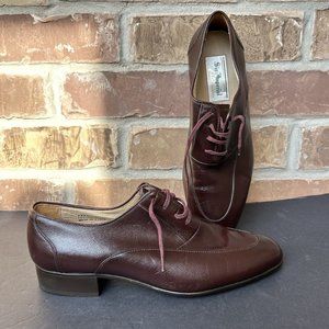 Vintage Sir Imperial Brown Oxfords/dress Shoes Size 7 EE